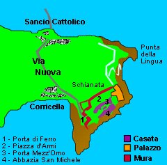 Mappa della Terra Murata